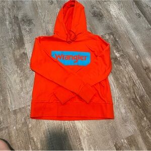 Wrangler vintage red hoodie